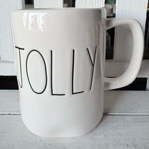 Rae Dunn Jolly Cream Mug